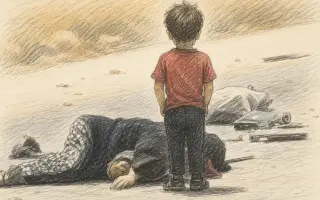 صورة «طفل حادث دير الزور» تثير موجة تعاطف واسعة