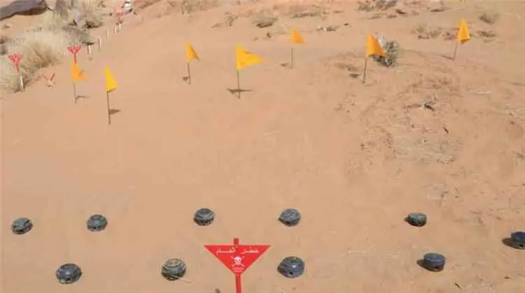"مسام" ينزع أكثر من 5653 لغم وذخيرة في اليمن خلال يوليو