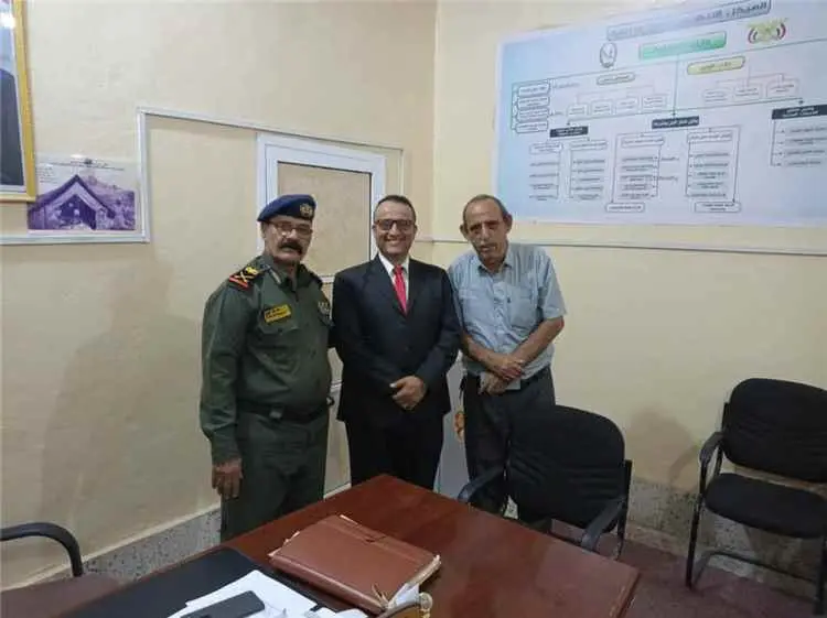 الصهيبي يلتقي  اللواء ركن محمد مساعد الامير
وكيل و...