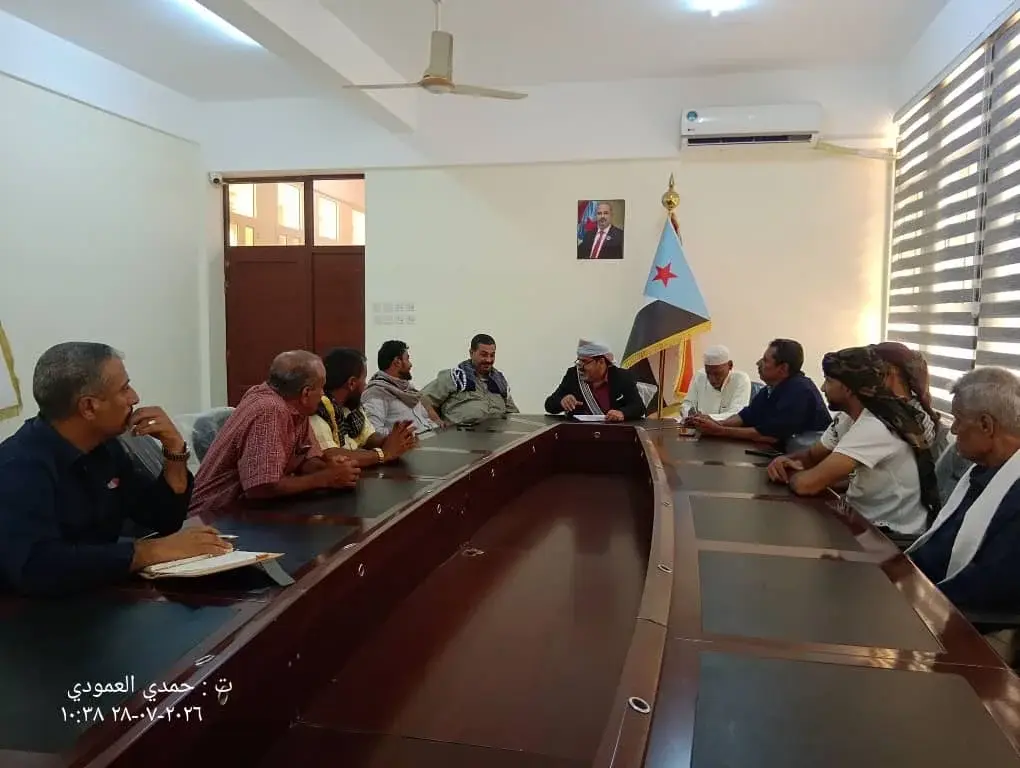 اليزيدي يلتقي ممثلي الاتحاد العام لقبائل الجنوب في...