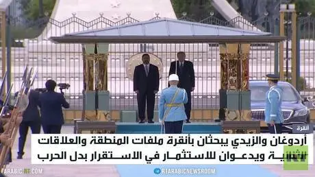 أردوغان والزيدي يبحثان ملفات المنطقة