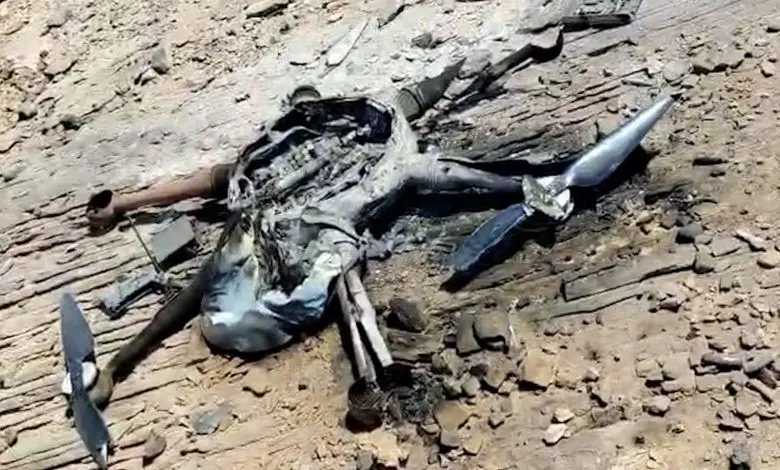 إسقاط طائرة مسيّرة إيرانية الصنع قبل بلوغ أهدافها في الصفراء بصعدة