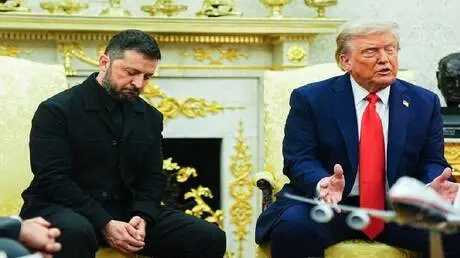"أكسيوس" ينشر تفاصيل عن كواليس لقاء ترامب وزيلينسك...