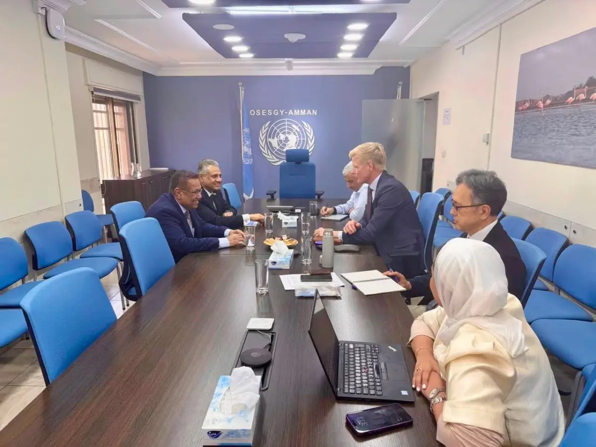 رئيس مجلس الشورى يلتقي المبعوث الأممي ويبحث تطورات...