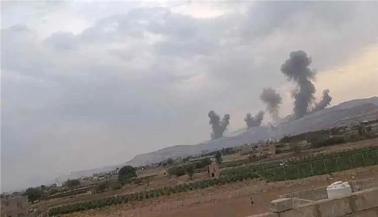 عاجل : غـ,ـارات جوية عنـ,ـيفة تستهدف مواقع للحـ,ـو...
