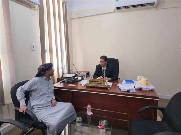 العطاس يبحث مع المدير العام للإدارة العامة للواجبا...