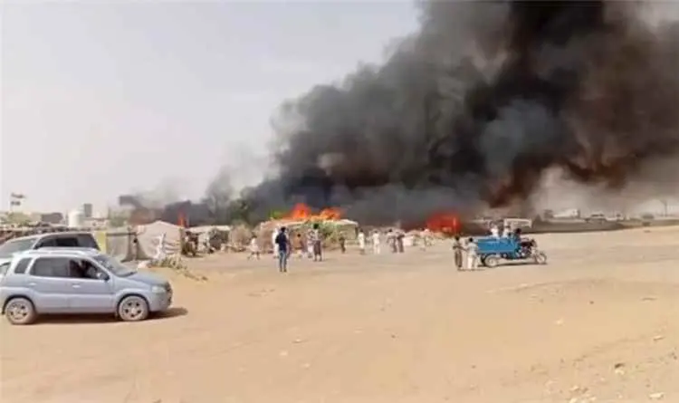 إصابة 4 مواطنين وتضرر 23 مسكناً جراء حريق في مخيم...