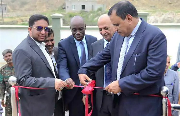 وزيرا الزراعة والمياه يفتتحان مشروع إعادة تأهيل ال...