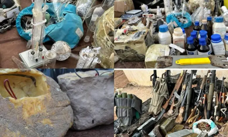 عملية أمنية في العبر تكشف معملاً للمتفجرات وترصد ا...