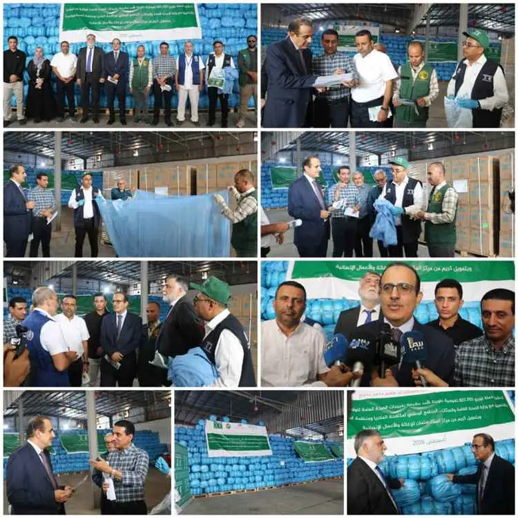 وزير الصحة العامة وممثل منظمة الصحة العالمية يدشنان حملة توزيع الناموسيات على مخيمات النازحين