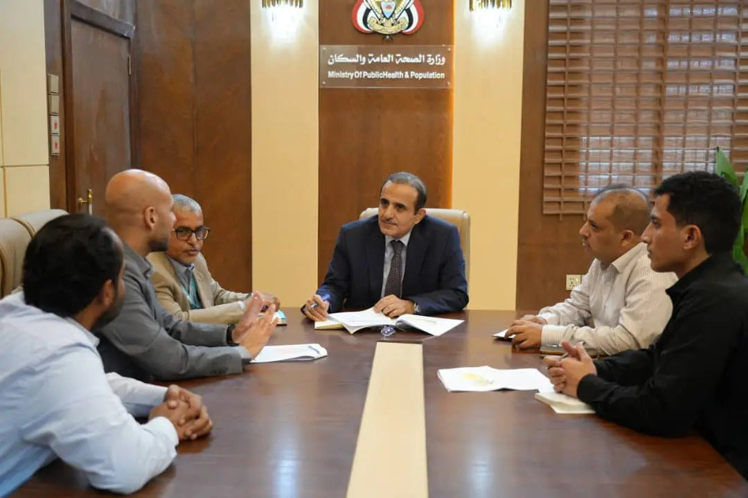 وزير الصحة يبحث مع منظمة الصحة العالمية مشروع تطوي...