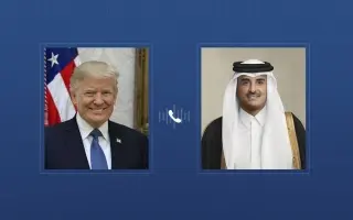 أمير قطر يبحث هاتفياً مع الرئيس الأميركي جهود خفض...