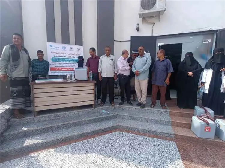 تدشين المرحلة الثانية للنشاط الإيصالي التكميلي للتحصين وحملة تحصين الأطفال ضد الحصبة بمديرية تبن