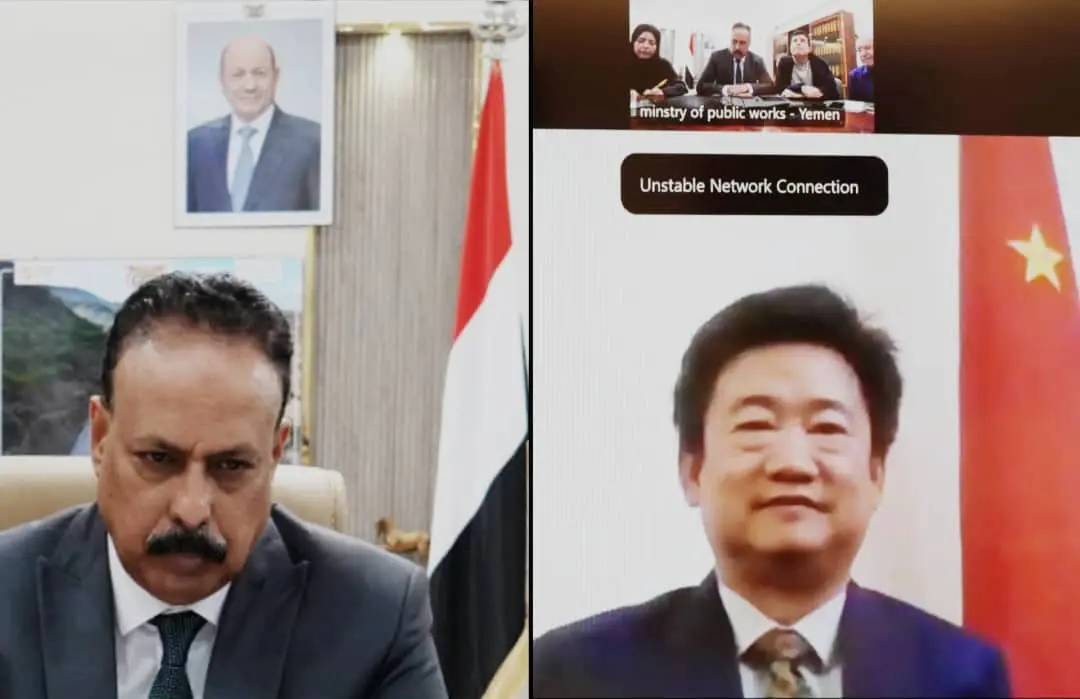 وزير الأشغال يبحث مع القائم بأعمال السفارة الصينية...