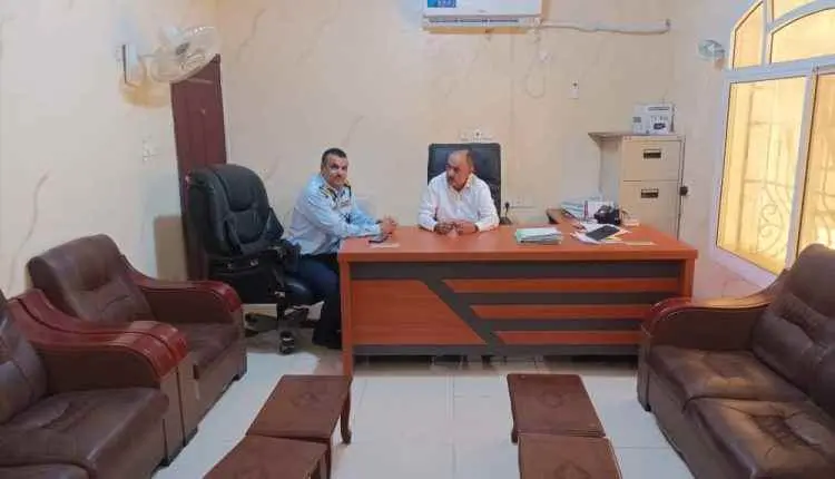 رئيس النيابة الجزائية بعدن يبحث مع مدير أمن المنطق...