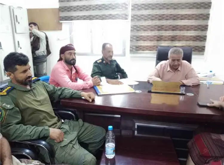 وكيل نيابة الأمن والبحث والسجون بلحج يتفقد سجن الب...