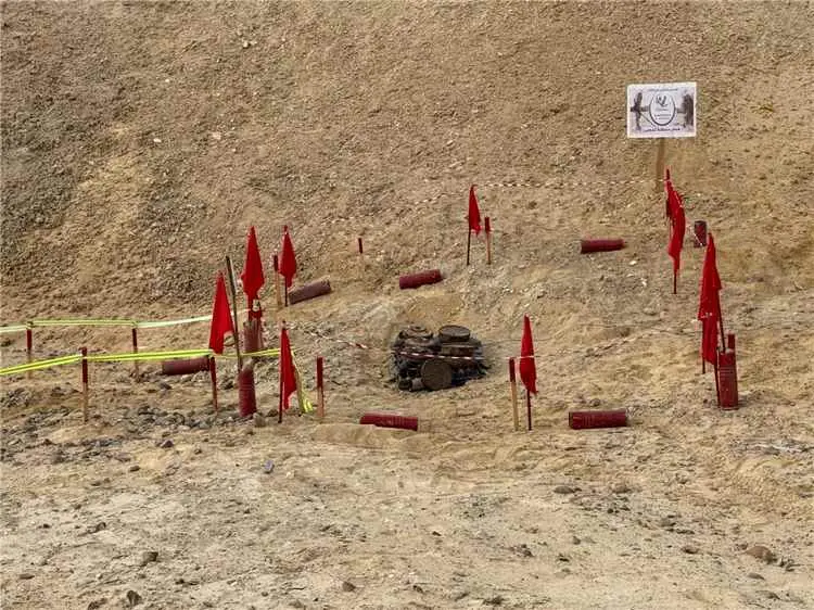 المكلا: مشروع «مسام» يتلف 663 قطعة من الألغام والم...
