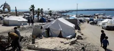 تحذيرات من كارثة تهدد النازحين في غزة