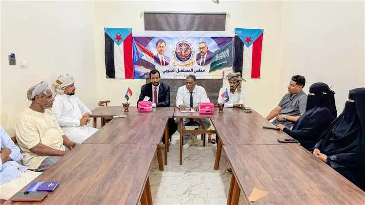 الهيئة التنفيذية لمجلس المستقبل الجنوبي بسقطرى تعقد لقاءها الأول بحديبوة وتعيد هيكلة المجلس في قلنسية