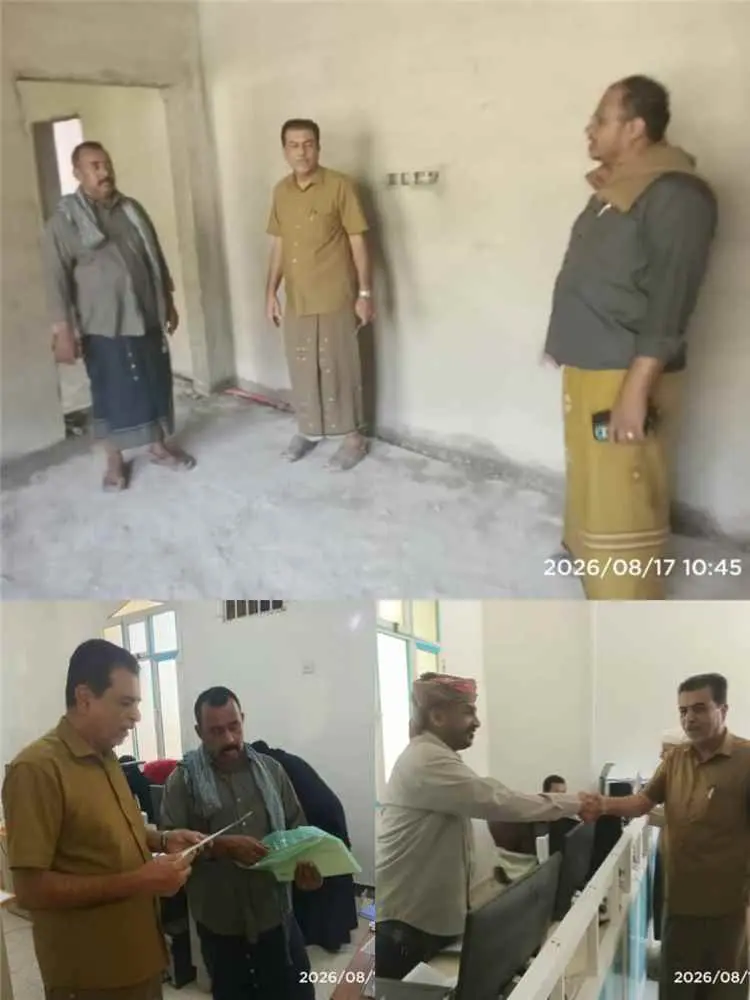 مدير عام مديرية القطن يتفقد مشروع بناء الطابق الثا...