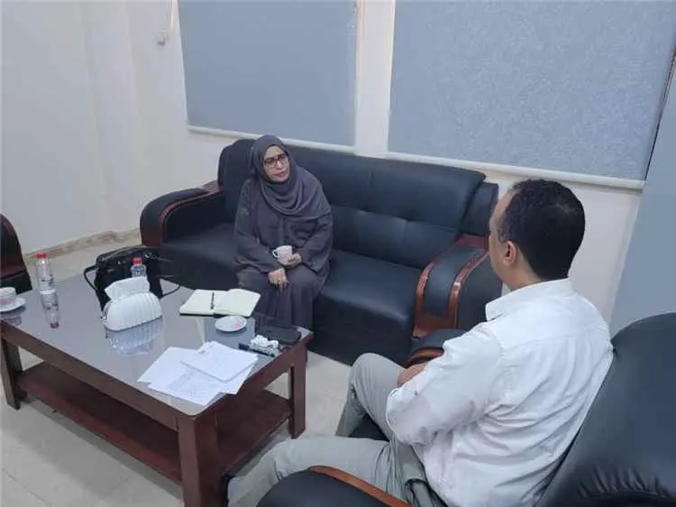 السباعي تبحث مع مكتب صحة عدن تفعيل  المرحلة الأولى...