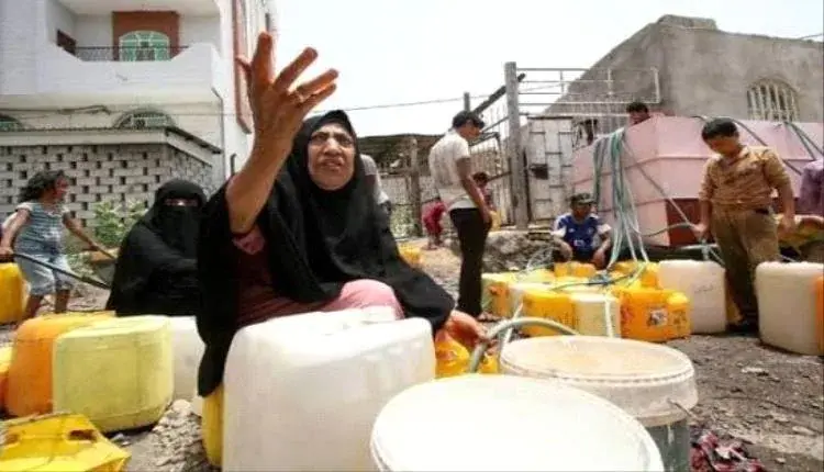 أزمة مياه خانقة تفتك بالعاصمة عدن