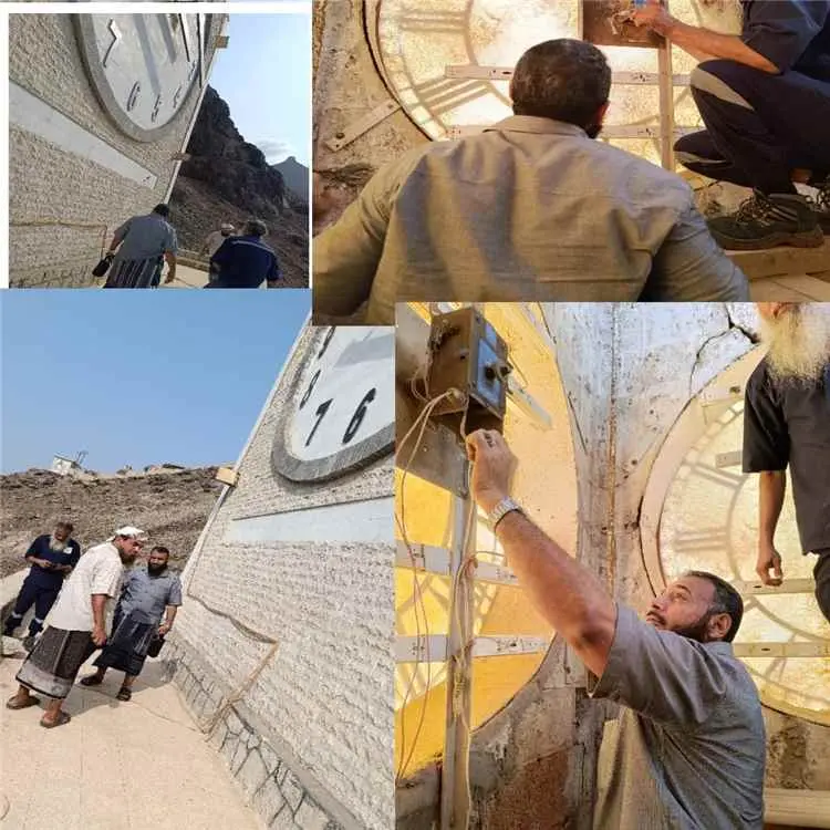 مدير عام التواهي يتفقد ساعة ليتل بنج بن وساعة السلام بجولدمور لبحث إعادة تشغيلهما