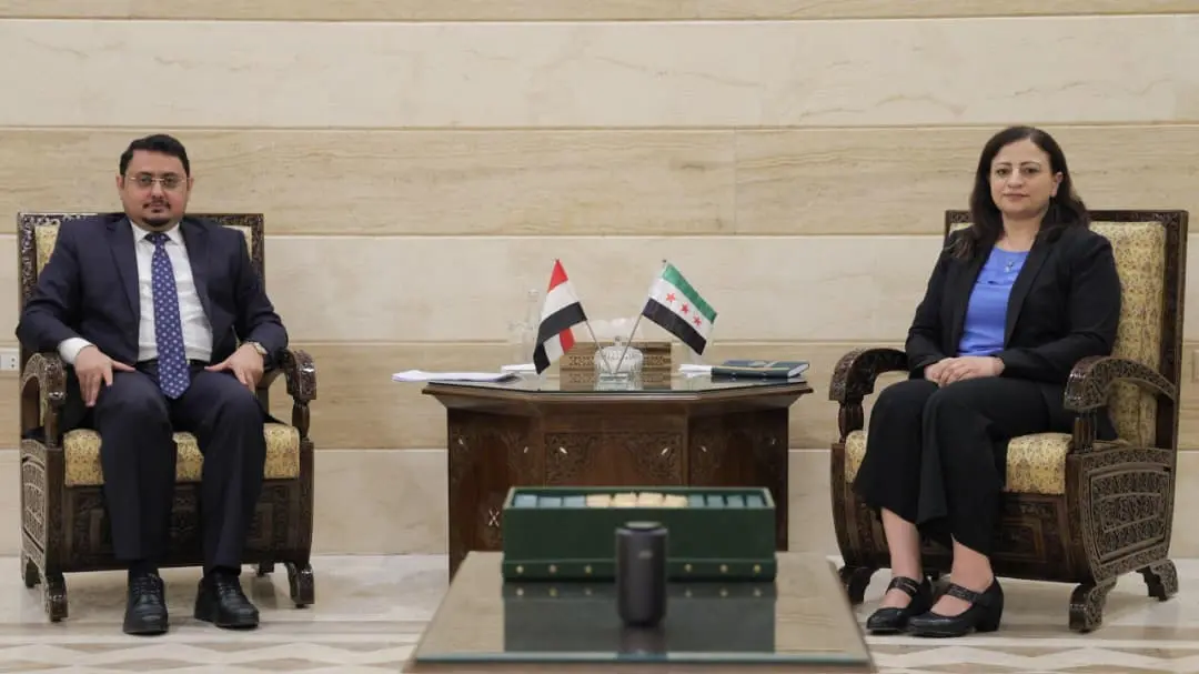 القائم بأعمال السفارة اليمنية يبحث مع مسؤولة سورية...