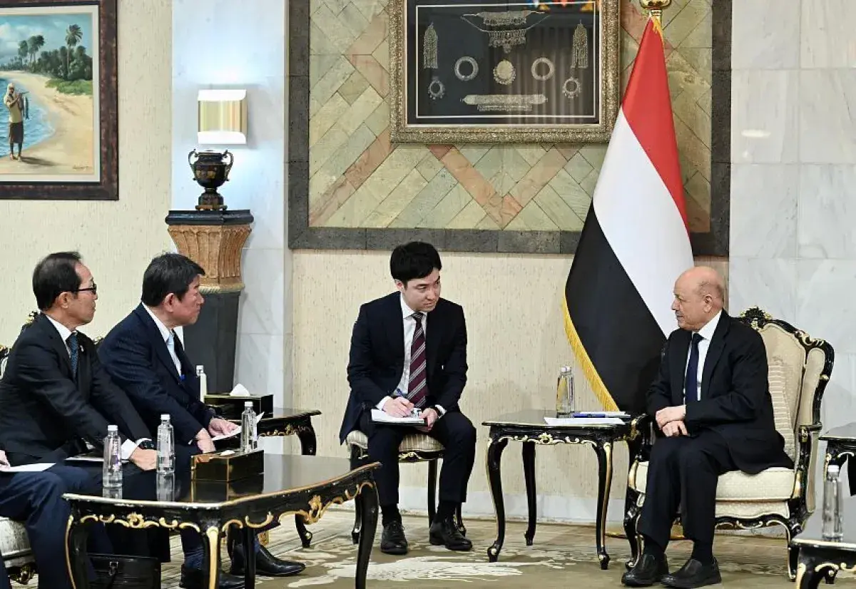 العليمي يطلب دعماً يابانياً موسعاً لخفر السواحل ومكافحة التهريب