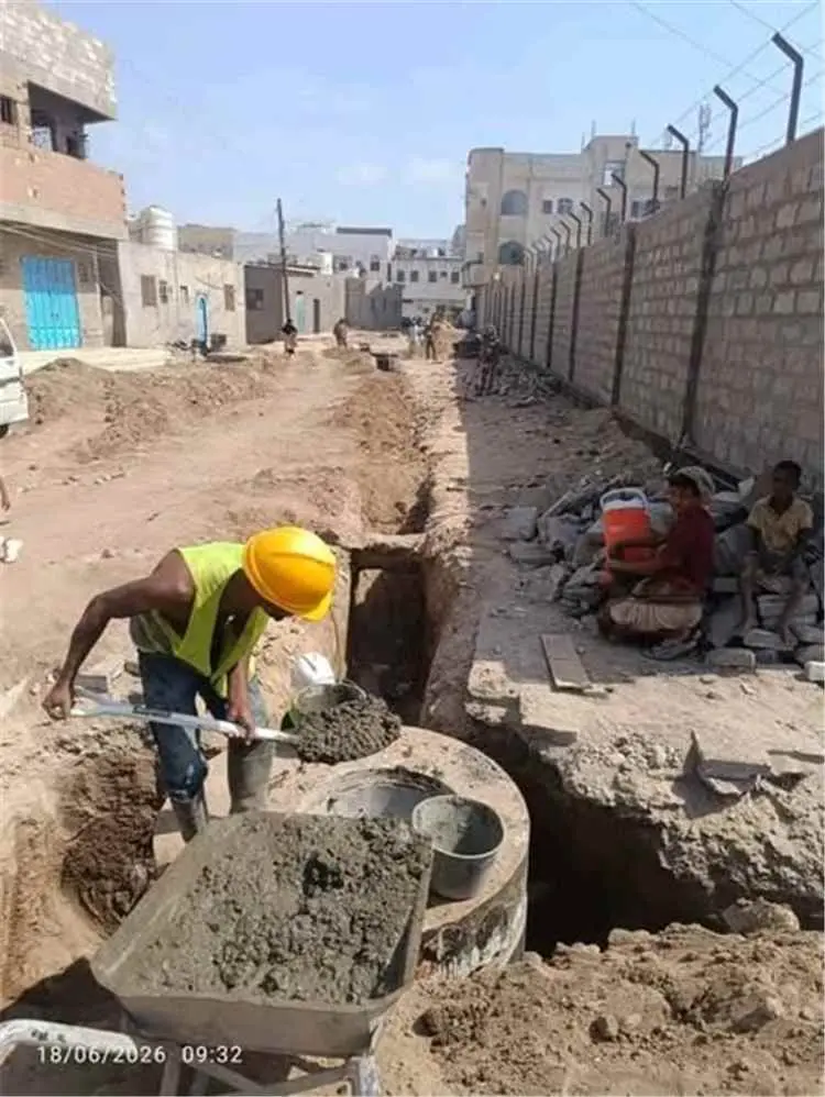 دارسعد _ متابعة سير العمل في مشروع إنشاء وإعادة تأ...