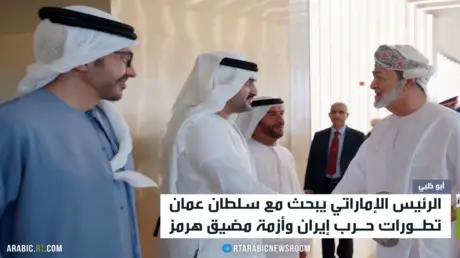الرئيس الإماراتي يستقبل سلطان عُمان