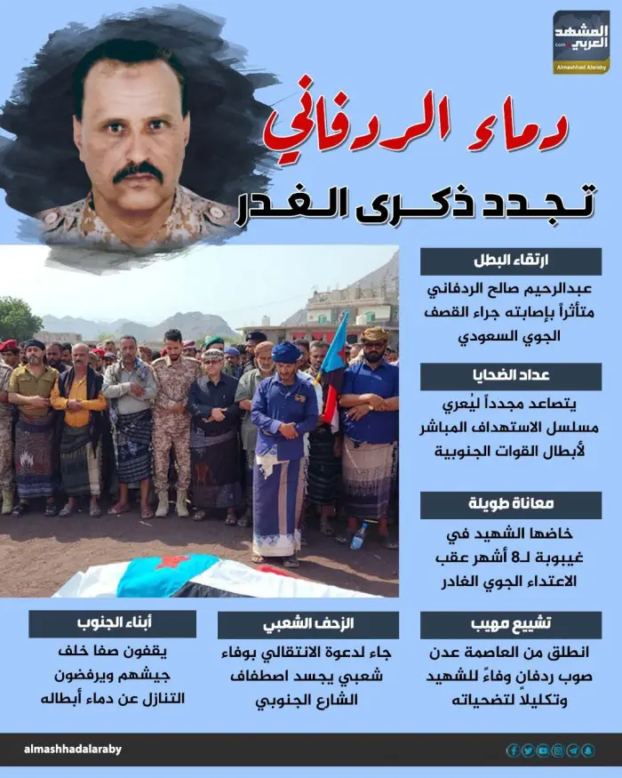دماء الردفاني تجدد ذكرى الغدر (إنفوجراف)