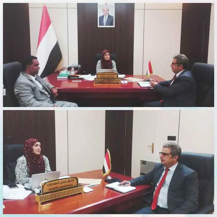 وزيرة الشؤون القانونية ورئيس هيئة المواصفات يبحثان...
