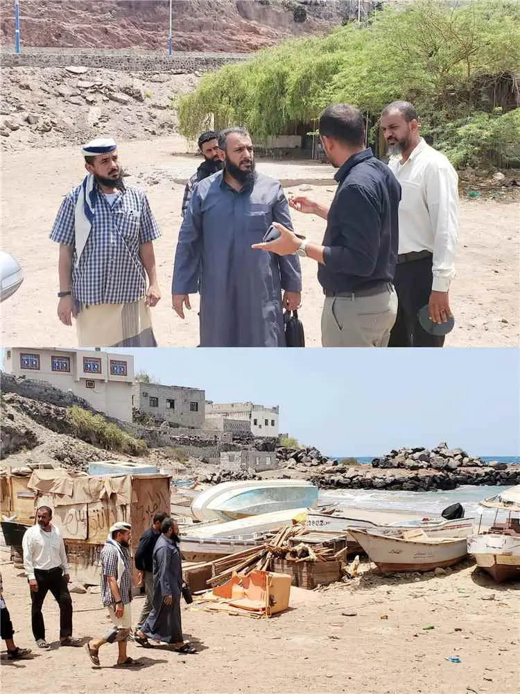 مدير عام التواهي يتفقد موقع إنشاء مقر سقيفة حراج ا...