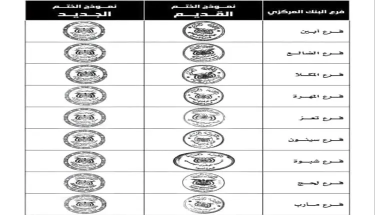 البنك المركزي يُسقط اعتماد الأختام السابقة في جميع...