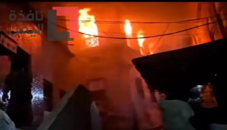 النيران تلتهم شقة في المكلا وسط غياب الإطفاء.. موا...