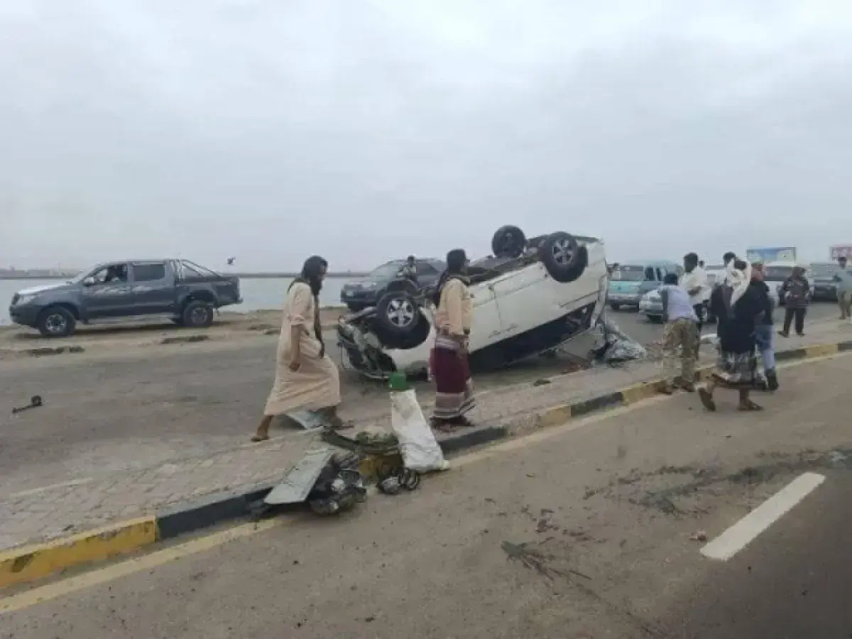 15 حادثاً مرورياً في المحافظات المحررة: 3 وفيات و1...