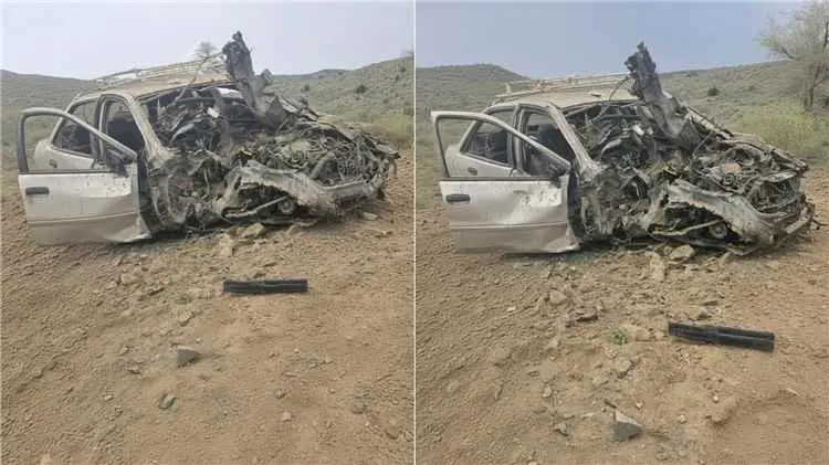 لغم حوثي يفجّر سيارة مدنية ويصيب ثلاثة أشخاص في ال...