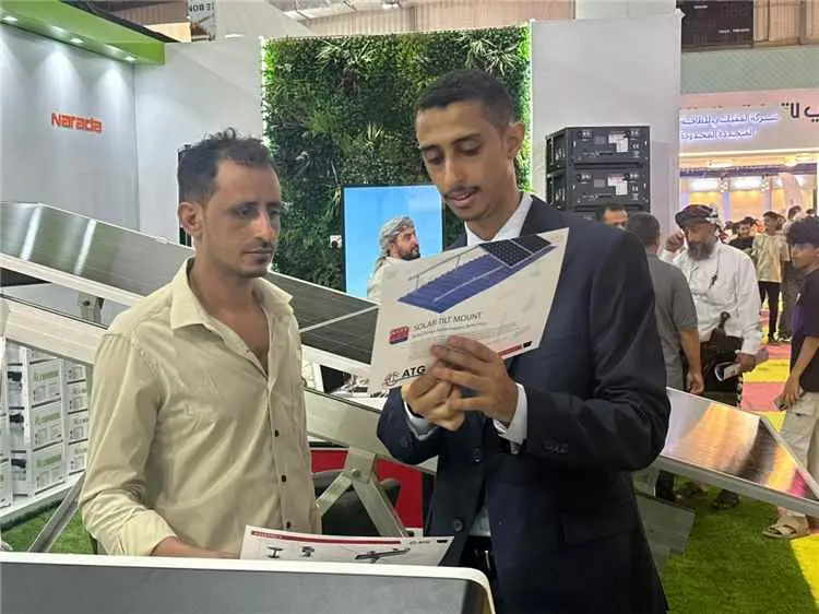 جناح «مركز الطاقة الخضراء» الأقوى حضوراً وتميزاً بمعرض عدن الثالث