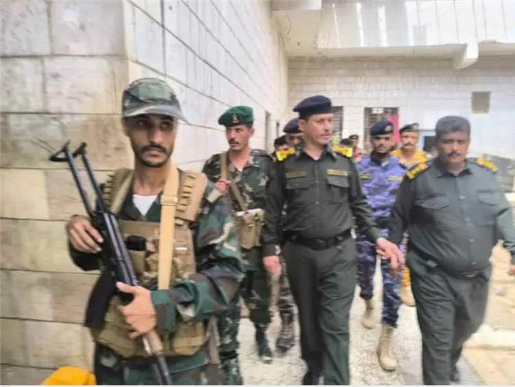 مدير أمن أبين يتفقد السجن المركزي بزنجبار ويطلع على أوضاع النزلاء وسير العمل الأمني