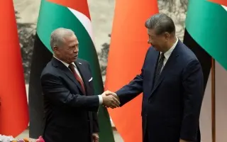 الرئيس الصيني خلال لقائه بملك الأردن: قضية فلسطين...
