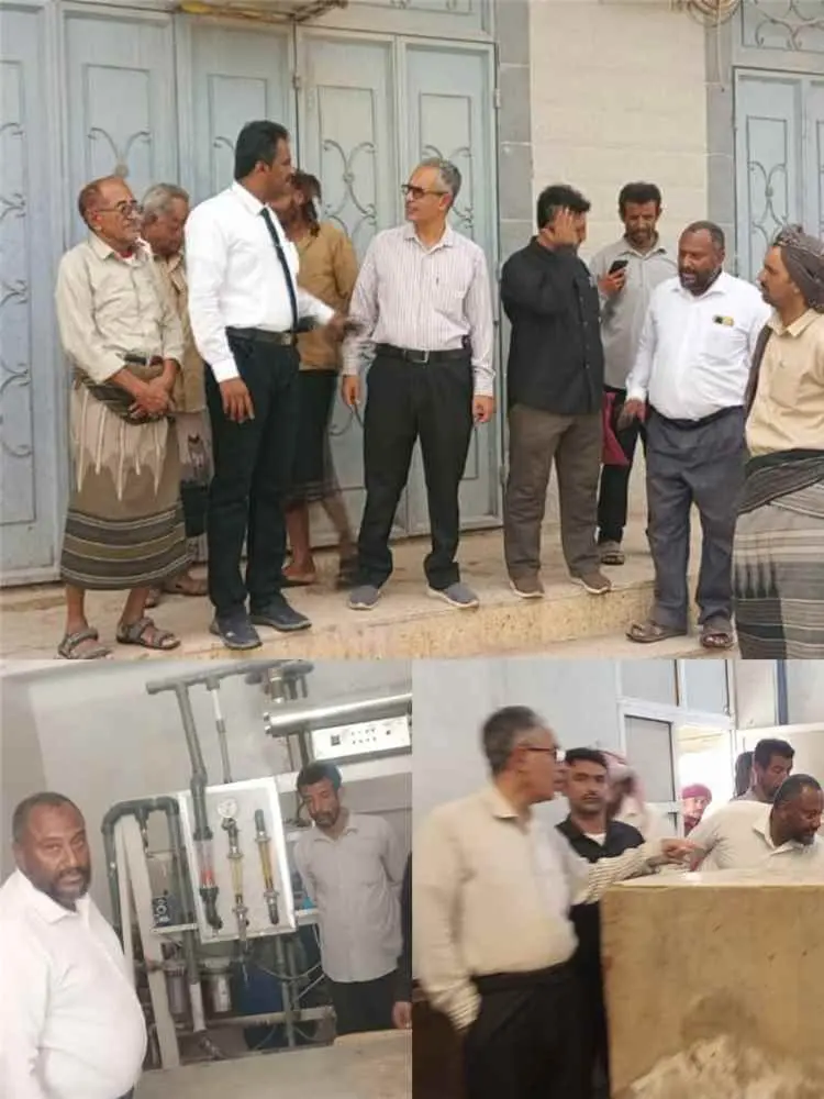 صحة البيئة والمواصفات والمقاييس والصناعة بشبوة تنفذ حملة رقابية على محطات المياه ومصانع الثلج
