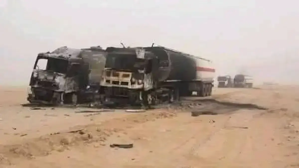 هجوم حوثي يستهدف منفذ الوديعة بحضرموت بالصواريخ وا...