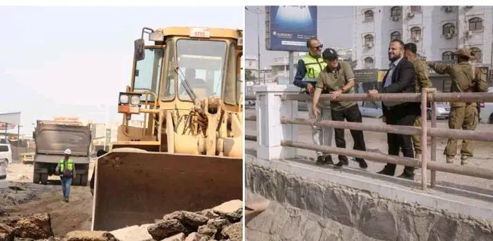 مدير المنصورة يتفقد أعمال صيانة وتأهيل كورنيش المح...