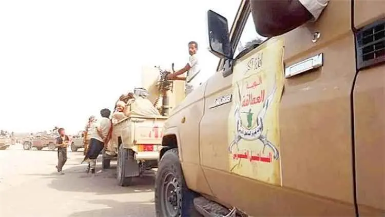 لواء عسكري من ألوية العمالقة يصل إلى محافظة الضالع