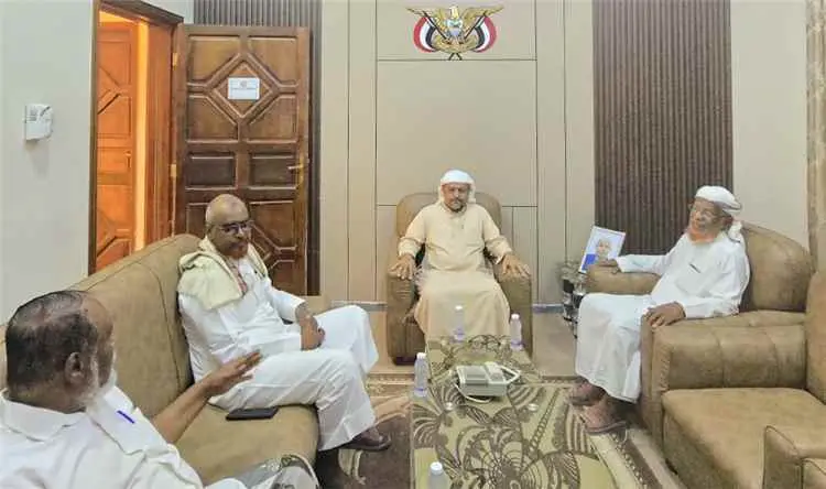 نائب مدير عام مصلحة شؤون القبائل يستقبل عضو مجلس ا...