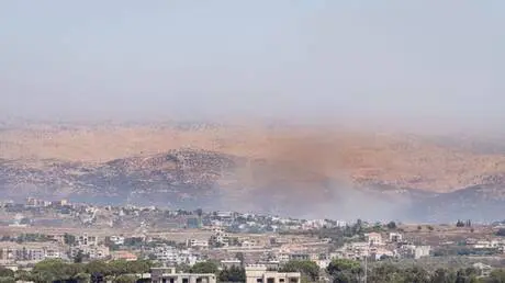 مشاهد توثق تفجيرا إسرائيليا  ضخما في بني حيان جنوب...