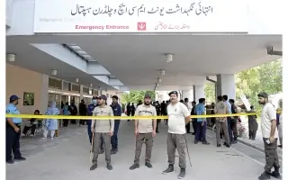 وفاة 14 طفلاً جراء حريق بمستشفى في إسلام آباد