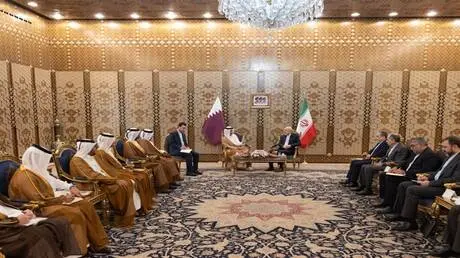 رئيس وزراء قطر يبحث في طهران خفض التصعيد وتفعيل ال...