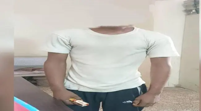 الأمن الوطني في محافظة #لحج يضبط مواطن متلبسًا بال...